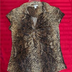 Leopard Print Women's Top